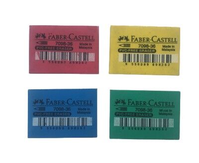 Faber-Castell 189836 Renkli   Silgi - 1