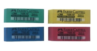 Faber-Castell 189840 Renkli   Silgi - 1