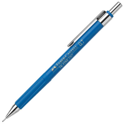 Faber-Castell 2317 Fine Mekanik Kurşun Kalem, 0.7 mm, Mavi  - 1