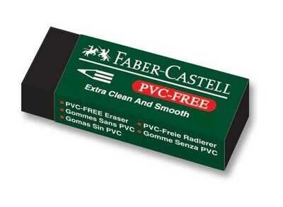 Faber-Castell 7089-20 Büyük Boy Siyah Silgi, Büyük Boy - 1