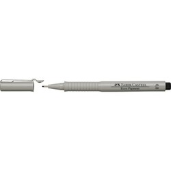 Faber-Castell Ecco Pigment Çizim Kalemi, 0,8 mm, Siyah 