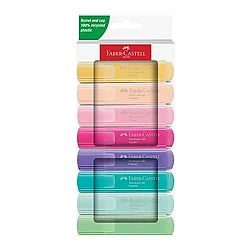 Faber-Castell Fosforlu Kalem, Pastel 8 Renk