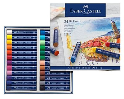 Faber-Castell Goldfaber Yağlı Pastel Seti, 24 Renk - 1