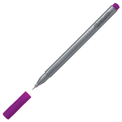 Faber-Castell Grip Finepen Keçe Uç Kalem, Açık Mor 0.4 mm - 1