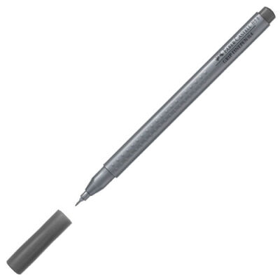 Faber-Castell Grip Finepen Keçe Uç Kalem, Gri 0.4 mm - 1