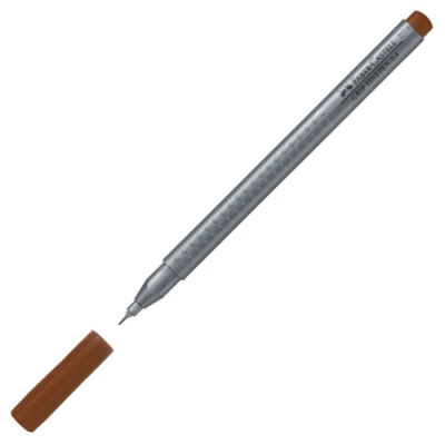 Faber-Castell Grip Finepen Keçe Uç Kalem, Krom Sarısı 0.4 mm - 1