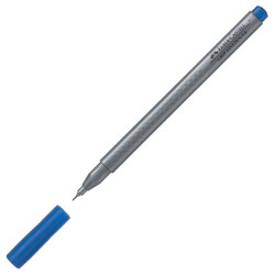 Faber-Castell  Grip Finepen Keçe Uç Kalem, Mavi 0.4 mm