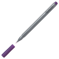 Faber-Castell  Grip Finepen Keçe Uç Kalem, Mor 0.4 mm