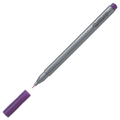 Faber-Castell Grip Finepen Keçe Uç Kalem, Mor 0.4 mm - 1