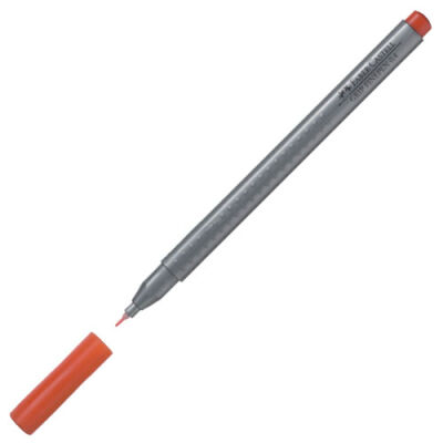 Faber-Castell Grip Finepen Keçe Uç Kalem, Turuncu 0.4 mm - 1