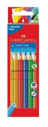Faber-Castell Grip Jumbo Kuru Boya, 6 Renk
