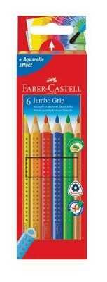 Faber-Castell Grip Jumbo Kuru Boya, 6 Renk - 1