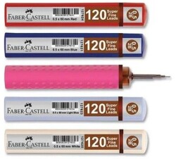 Faber-Castell Grip Min 0.5 mm 2B  60 mm, Pembe 120'li