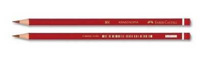 Faber-Castell Kurşun Başlık Kopya Boya Kalemi, Kırmızı - 1