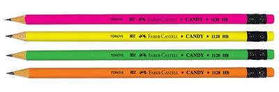 Faber-Castell Kurşun Kalem, Candy Silgili - 1