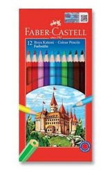 Faber-Castell Kuru Boya, Karton Kutu ,12 Renk