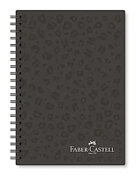 Faber-Castell Leo Sert Kapak Spiralli Defter 17 x 24 cm Çizgili M:4, 100 Yaprak