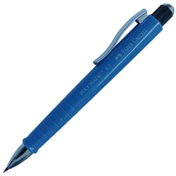 Faber-Castell Metalik Poly Matic Mekanik Kurşun Kalem, Mavi 0.7 mm