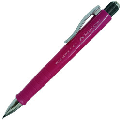 Faber-Castell Metalik Poly Matic Mekanik Kurşun Kalem, Pembe 0.7 mm