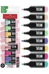 Faber-Castell Mini Fosforlu Kalem, Textliner Pastel 8 Renk - 2