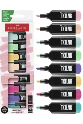 Faber-Castell Mini Fosforlu Kalem, Textliner Pastel 8 Renk - 2