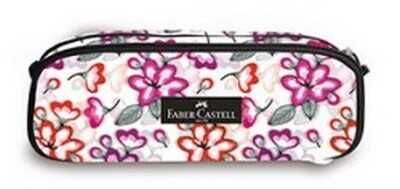 Faber-Castell Oval Basic Kalem Çantası, Floral - 1