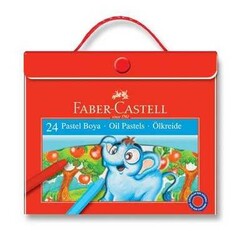 Faber-Castell  Çantalı Pastel Boya Seti, 24 Renk