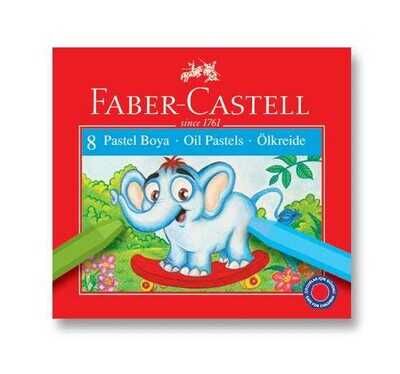 Faber-Castell Pastel Boya, Karton Kutu, 8 Renk - 1