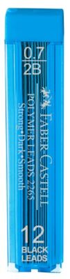 Faber-Castell Renkli Tüp Min 0.7 mm 2B , Mavi - 1