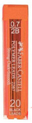Faber-Castell  Renkli Tüp Min  0.7 mm 2B , Turuncu 