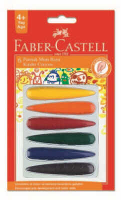 Faber-Castell Şekilli Mum Boya Parmak 6'lı - 1