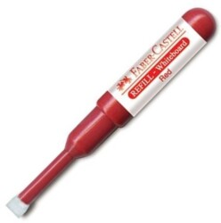 Faber-Castell W20 Beyaz Tahta Kalem Refili, Kırmızı