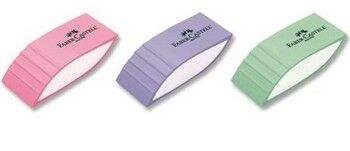Faber-Castell Yaprak Silgi, Soft Renkler - 1