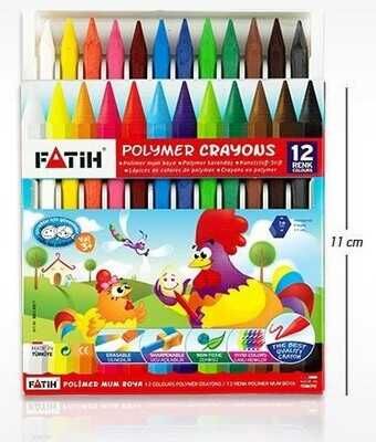 Fatih Mum Boya Seti Crayon 12 Renk - 1