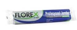 Florex Profesyönel Jumbo Boy Çöp Poşeti Siyah 80x110 cm  500 Gr 10 lu Rulo