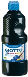 Giotto Akrilik Boya, Siyah 500 ml