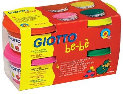 Giotto Bebe Oyun Hamuru Seti 4 x100 gr - 1