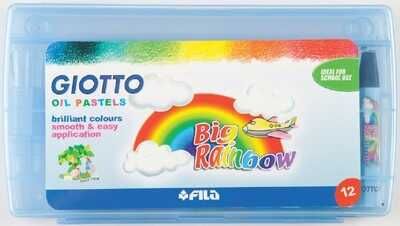 Giotto Pastel Boya, Plastik Kutu, 12 Renk - 1
