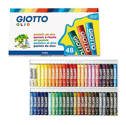 Giotto Pastel Boya, Yuvarlak Gövde, Karton Kutu 48 Renk