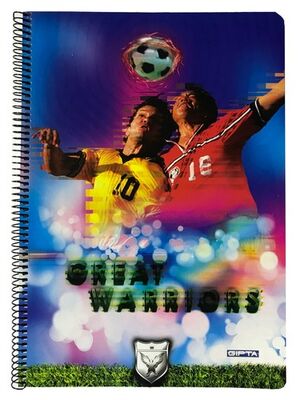 Gıpta A4 Karton Kapak Spiralli Defter Çizgili 120 Yaprak - 9