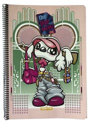 Gıpta A4 Karton Kapak Spiralli Defter Çizgili 120 Yaprak M:2