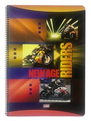 Gıpta A4 Karton Kapak Spiralli Defter Çizgili 96 Yaprak M:7