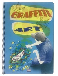 Gıpta A4 Karton Kapak Spiralli Defter Çizgili 96 Yaprak M:9
