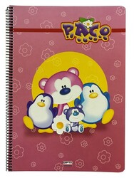 Gıpta A4 Karton Kapak Spiralli Defter Çizgili 96 Yaprak M:10