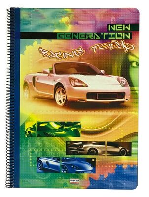 Gıpta A4 Karton Kapak Spiralli Defter Çizgili 96 Yaprak - 13