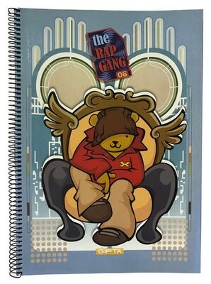 Gıpta A4 Karton Kapak Spiralli Defter Kareli 144 Yaprak - 4