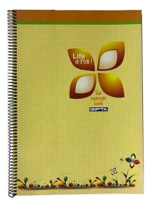 Gıpta A4 Karton Kapak Spiralli Defter Kareli 144 Yaprak - 1