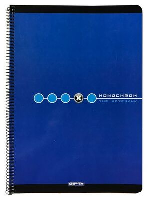 Gıpta A4 Karton Kapak Spiralli Defter Kareli 96 Yaprak - 9