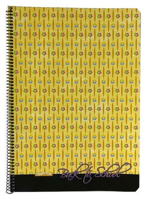 Gıpta A4 Karton Kapak Spiralli Defter Kareli 96 Yaprak - 2