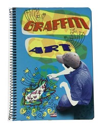 Gıpta A5 Karton Kapak Spiralli Defter, Kareli, 96 Yaprak M:4